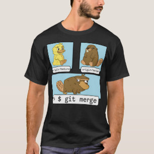 T-shirt Fusionner Git