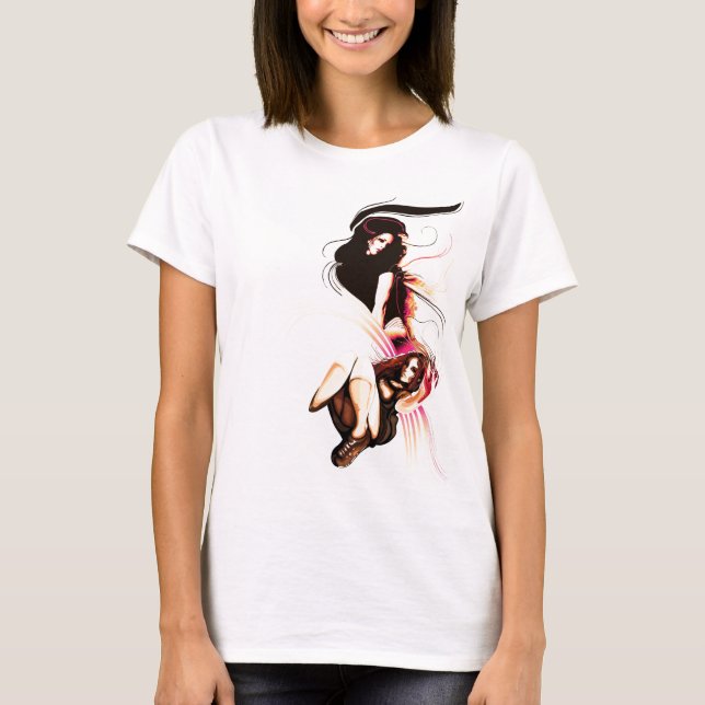 T-shirt Fusions de galaxie (Devant)