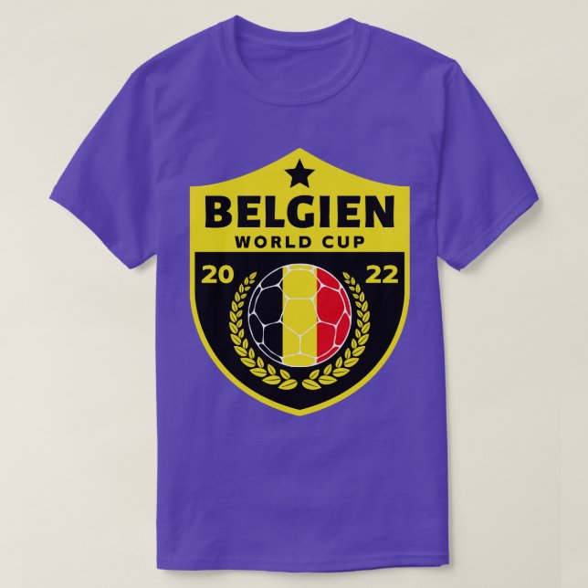 T-shirt Fussball 2 belge (Design devant)