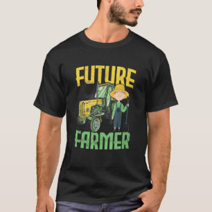 T-shirt Futur agriculteur Élevage de bétail Ferme de bétai