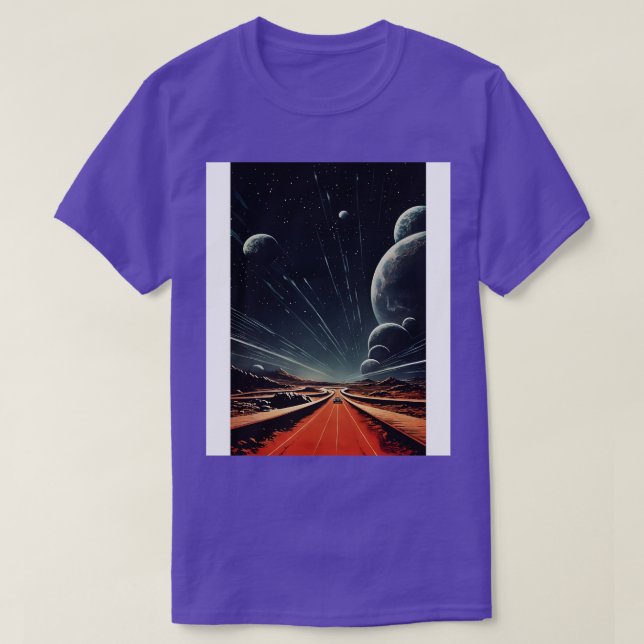 T-shirt Futur art Vintage (Design devant)