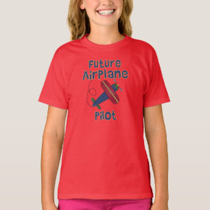 T-shirt Futur avion pilote
