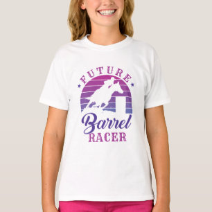 T-shirt Futur Barrel Racer Cowgirl Rodeo Barrel Racer