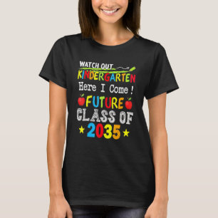 T-shirt Futur Classe De 2035 Tee - shirts Veille À La Mate