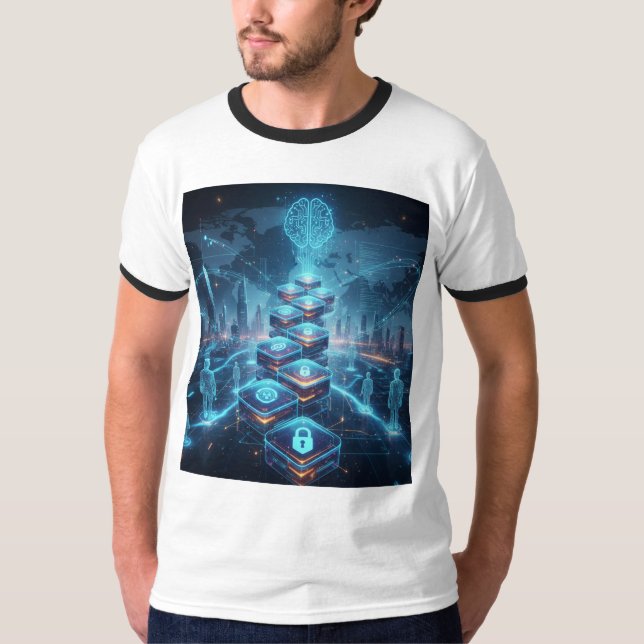 T-shirt "Futur décentralisé" (Devant)