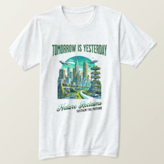 T-shirt Futur Design urbain durable.