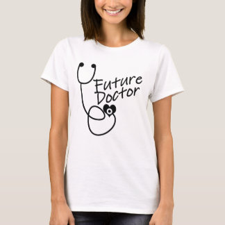 T-shirt Futur Docteur - Coeur stéthoscope Imprimer
