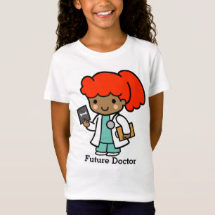 T-Shirt Futur docteur fille avec Xray