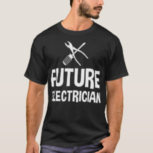 T-shirt Futur Electricien Enfants Cadeau Enfants
