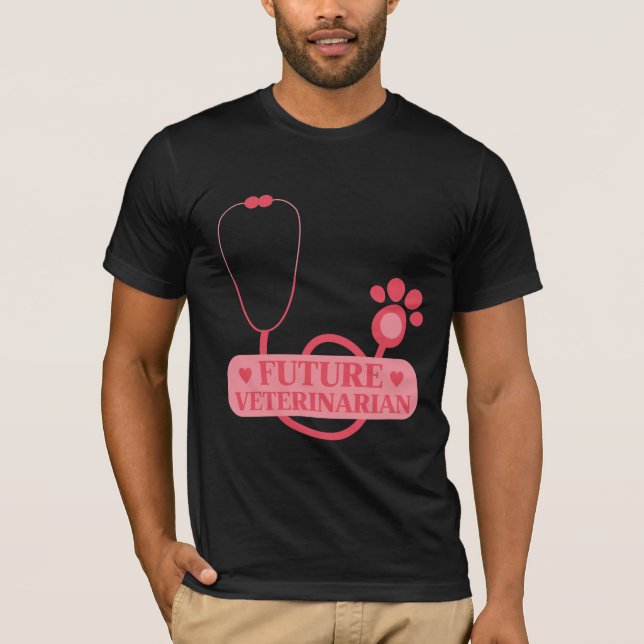 T-shirt Futur enfant vétérinaire vétérinaire vétérinaire (Devant)