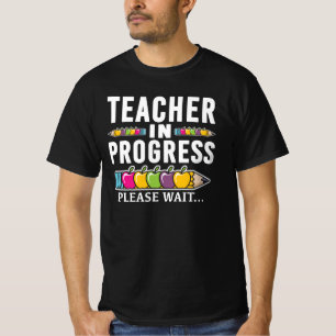 T-shirt Futur enseignant en cours de formation Étudiant en