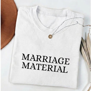T-shirt Futur épouse, matière à mariage
