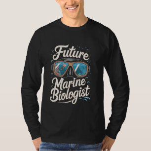 T-shirt Futur étudiant en biologie marine pour enfants Bio