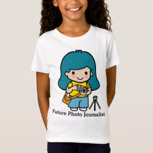 T-Shirt Futur fille mignonne Photographe / Journaliste pho
