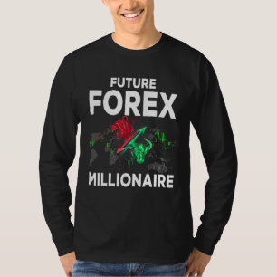 T-shirt Futur Forex Millionaire Propriétaires d'entreprise