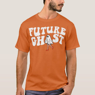 T-shirt Futur Ghost Funny Thème d'Halloween féminin Rétro 