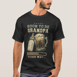 T-shirt Futur Grand-Père, Annonce de Bébé, En Attente 