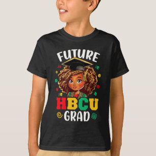 T-shirt Futur HBCU Grad Black Girl Kids Afro Black Histori