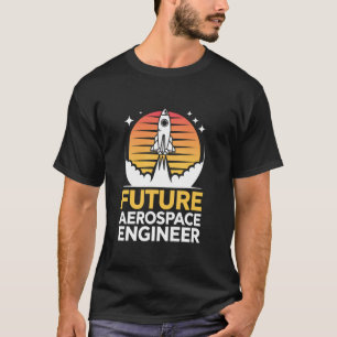 T-shirt Futur ingénieur aérospatial Gradu