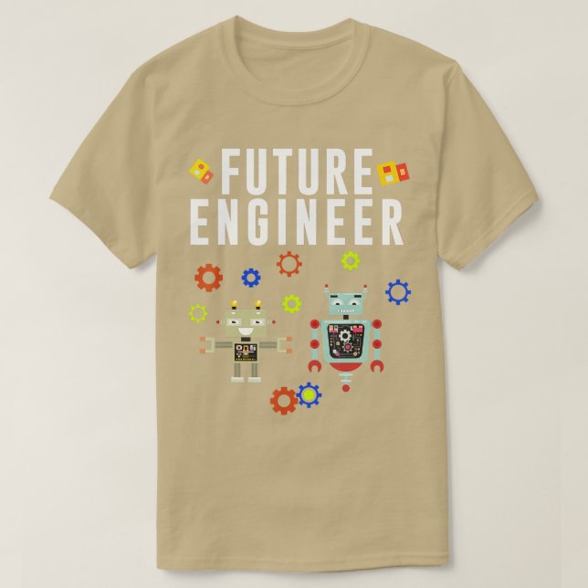T-shirt Futur Ingénieur Costume Robot Robot Adultes Roboti (Design devant)
