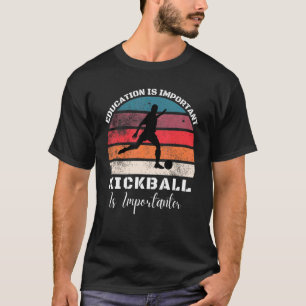 T-shirt Futur Kickball Et Joueurs Maman Papa Kickballer Co