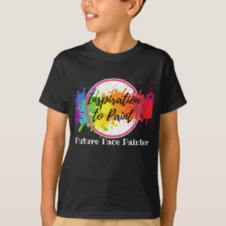 T-shirt Futur logo du peintre ITP du visage des enfants