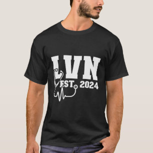T-shirt Futur Lvn Est 2024 Infirmière Lvn Être Lvn École L