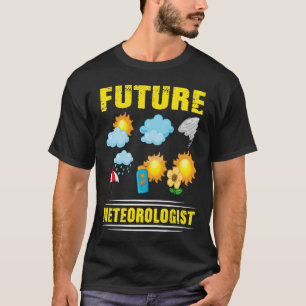 T-shirt Futur météorologue climat météo météorologie