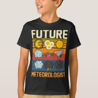T-shirt Futur météorologue météologue pour les jeunes Mété