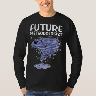 T-shirt Futur météorologue pour être étudiant en météorolo