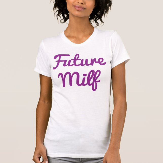 T-shirt Futur Milf Purple (Devant)
