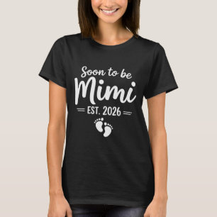 T-shirt Futur Mimi 2026 Annonce de Grossesse Nouveau 