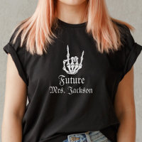 Futur Mme Gothic Skeleton Heart Bachelorette