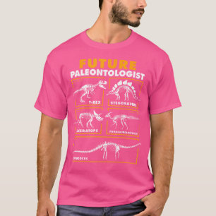 T-shirt Futur paléontologue fossile de dinosaure paléontol