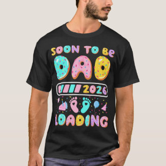 T-shirt Futur Papa Donut 2026 Annonce de Grossesse en Char