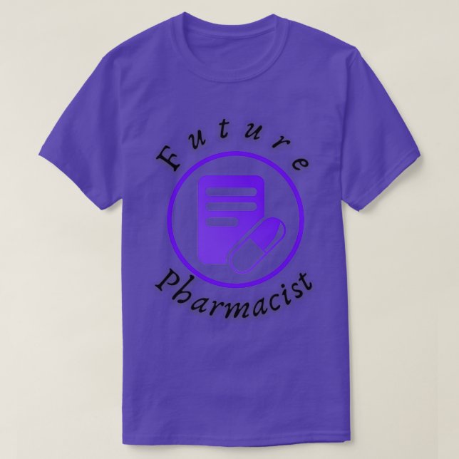 T-shirt Futur pharmacien drôle hommes cadeau femmes cadeau (Design devant)