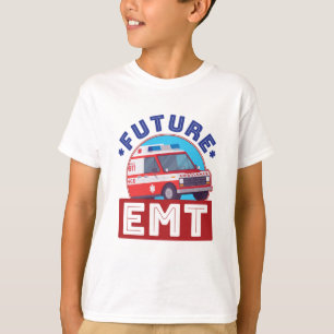 T-shirt Futur pilote d'ambulance paramétrique EMT