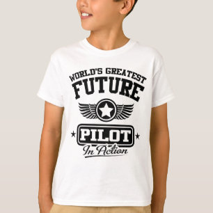 T-shirt Futur pilote dans l'action
