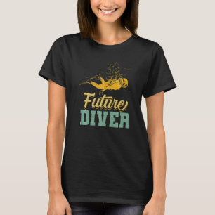 T-shirt Futur plongeur plongée sous-marine Aquaholique Plo