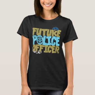 T-shirt Futur Policier Police Application De La Loi Pour L