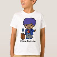 Futur politicien/président avec cheveux bleus