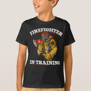 T-shirt Futur pompier Cool Garçons et filles Pompiers