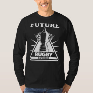 T-shirt Futur Rugby Légende Drôle Mens Rugby Shirt Rugby F