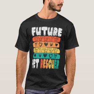 T-shirt Futur Sauveteur d'animaux de compagnie Chien Secou