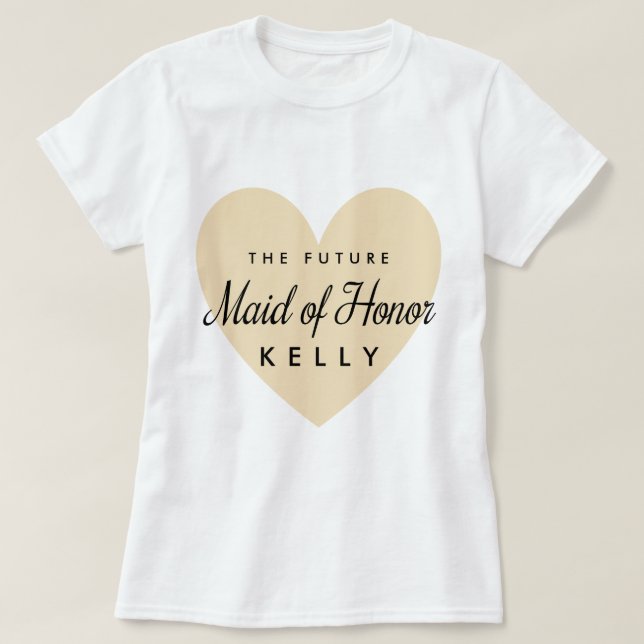 T-shirt Futur serviteur d'honneur (Design devant)