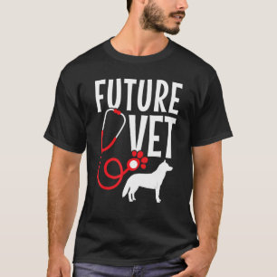 T-shirt Futur vétérinaire Devenir médecin animal 1