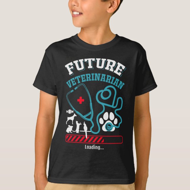 T-shirt Futur Vétérinaire Enfants Animal Doctor (Devant)