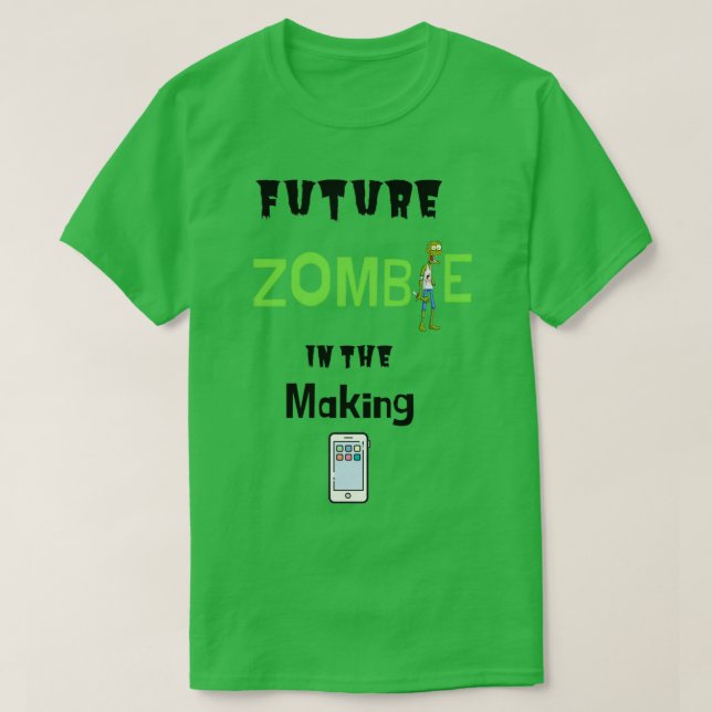 T-shirt Futur zombie en devenir (Design devant)
