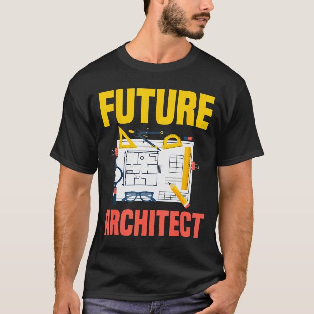 T-shirt Future Architect Funny Architecture Architect  (Devant)