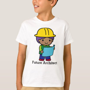 T-shirt Future Architect garçon en dur jaune